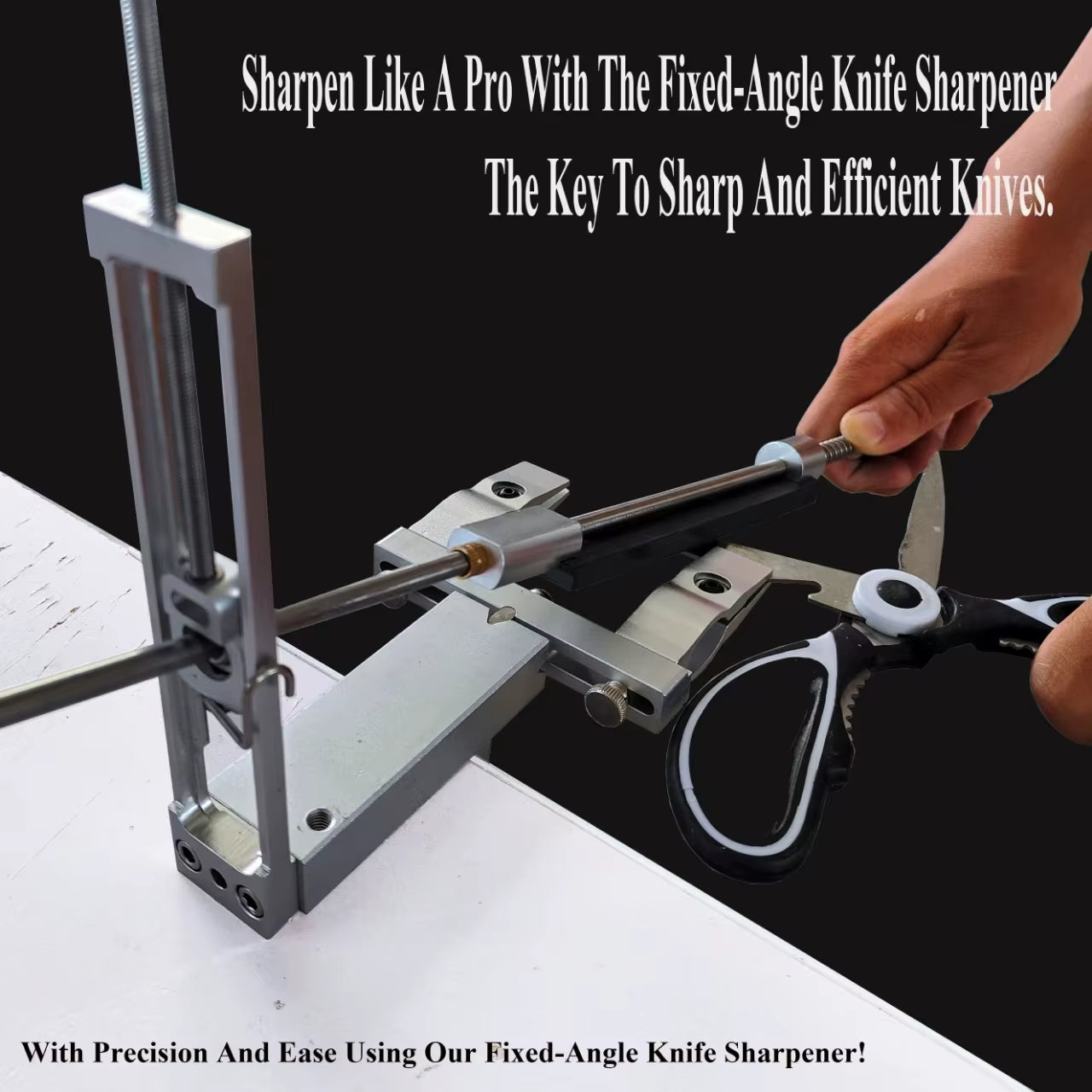 Elevate Your Culinary Skills with the S09 Professional Fixed Angle Apex Knife Sharpener - Precision Kitchen Tool with Diamond Stones Set